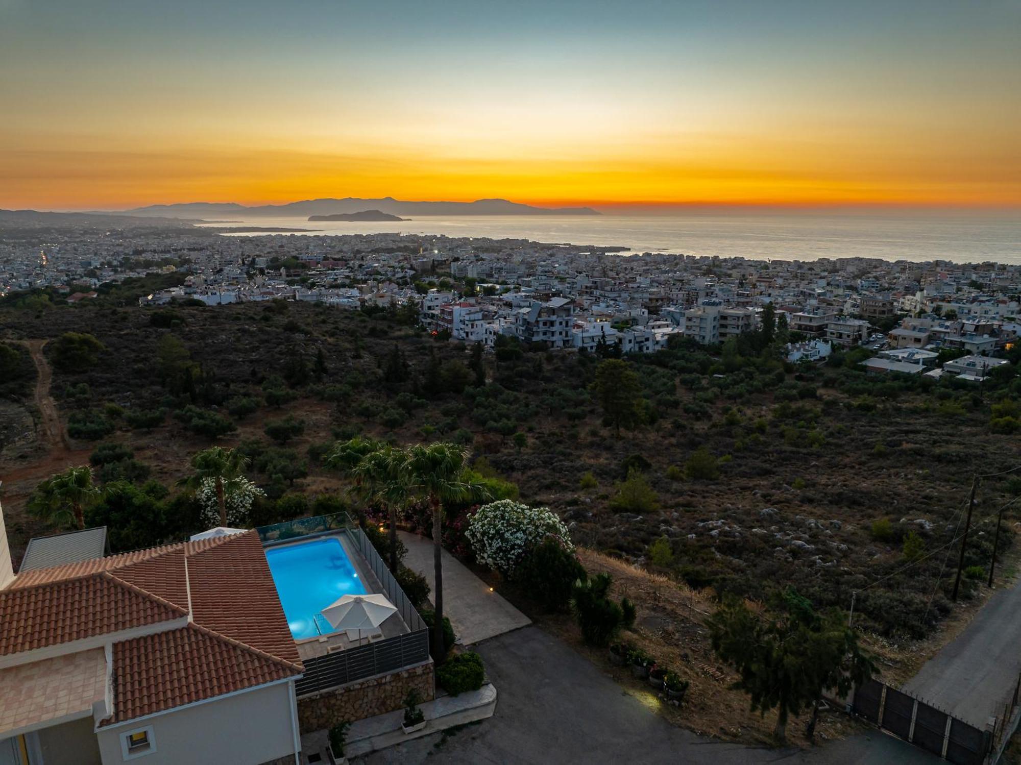 Karmilos Hill Villa Chania  Exterior foto